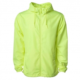 Independent Trading Co. EXP54LWZ Water Resistant Lightweight Windbreaker- Safety Yellow