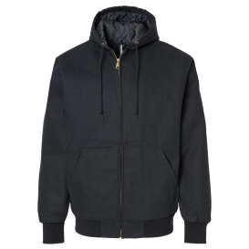Independent Trading Co. EXP550Z Insulated Canvas Workwear Jacket - Black