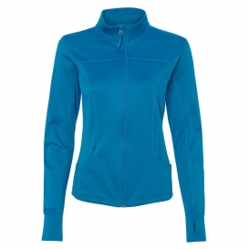 Independent Trading Co. EXP60PAZ Women\'s Poly-Tech Full-Zip Track Jacket - Aster Blue