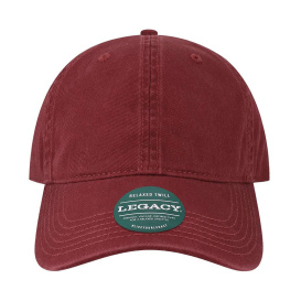 Legacy EZA Relaxed Twill Dad Hat - Burgundy