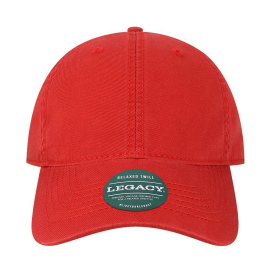 Legacy EZA Relaxed Twill Dad Hat - Scarlet