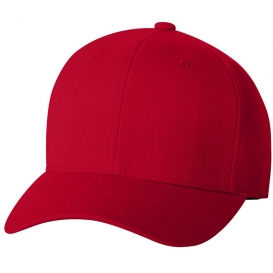 Flexfit 6477 Structured Wool Blend Cap - Red