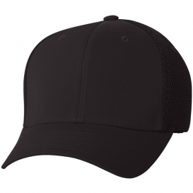Flexfit 6533 Ultrafiber Mesh Cap - Black