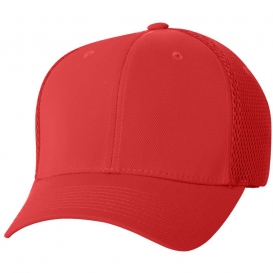Flexfit 6533 Ultrafiber Mesh Cap - Red