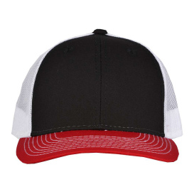 The Game GB452E Everyday Trucker Cap - Black/Red/White