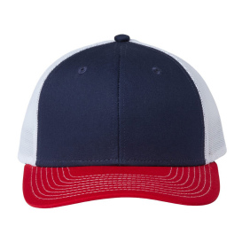 The Game GB452E Everyday Trucker Cap - Navy/Red/White