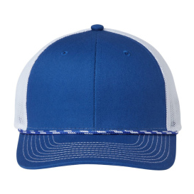 The Game GB452R Everyday Rope Trucker Cap - Royal/White