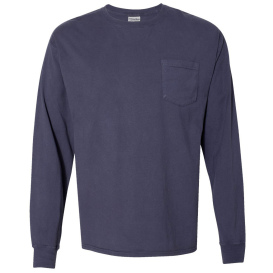 ComfortWash GDH250 Garment-Dyed Long Sleeve T-Shirt with Pocket - Anchor Slate