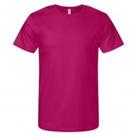Fruit of the Loom IC47MR Unisex Iconic T-Shirt - Cyber Pink