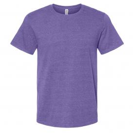 Fruit of the Loom IC47MR Unisex Iconic T-Shirt - Retro Heather Purple
