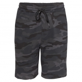 Independent Trading Co. IND20SRT Midweight Fleece Shorts - Black Camo