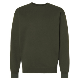 Independent Trading Co. IND3000 Heavyweight Crewneck Sweatshirt - Army 