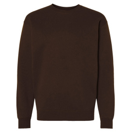 Independent Trading Co. IND3000 Heavyweight Crewneck Sweatshirt - Brown 