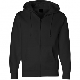 Independent Trading Co. IND4000Z Full-Zip Hooded Sweatshirt - Black
