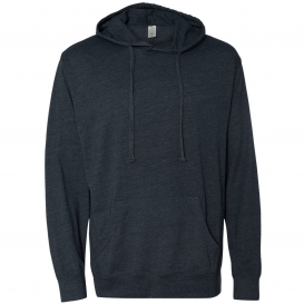Independent Trading Co. SS150J Lightweight Hooded Pullover T-Shirt - Classic Navy Heather