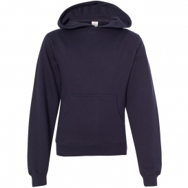 Independent Trading Co. SS4001Y Youth Midweight Hooded Sweatshirt - Navy