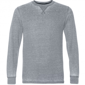 J. America 8241 Vintage Zen Thermal Long Sleeve T-Shirt - Cement