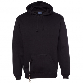 J. America 8815 Tailgate Hooded Sweatshirt - Black