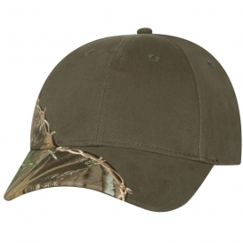 Kati LC4BW Camo Cap with Barbed Wire Embroidery - Hardwood Green/Olive