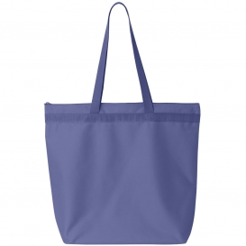 Liberty Bags 8802 Recycled Zipper Tote - Lavender