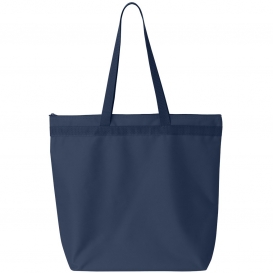 Liberty Bags 8802 Recycled Zipper Tote - Navy