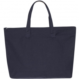Liberty Bags 8863 Tote with Top Zippered Closure - Navy
