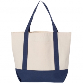 Liberty Bags 8867 Seaside Boater Tote - Navy