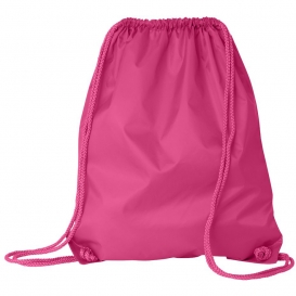 Liberty Bags 8882 Large Drawstring Pack with DUROcord - Hot Pink