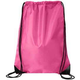 Liberty Bags 8886 Value Drawstring Backpack - Hot Pink