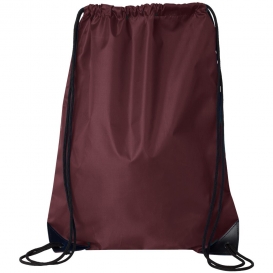 Liberty Bags 8886 Value Drawstring Backpack - Maroon