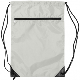 Liberty Bags 8888 Zippered Drawstring Backpack - White