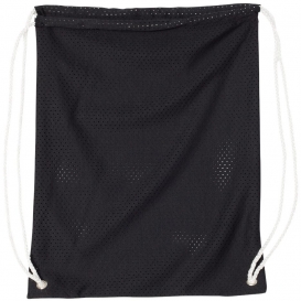 Liberty Bags 8895 Mesh Drawstring Backpack - Black