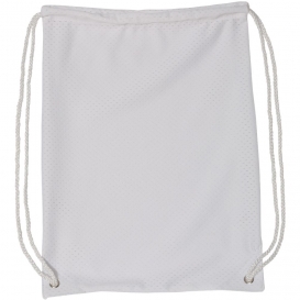 Liberty Bags 8895 Mesh Drawstring Backpack - White