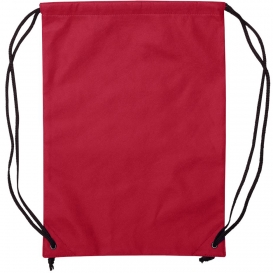 Liberty Bags A136 Non-Woven Drawstring Backpack - Red