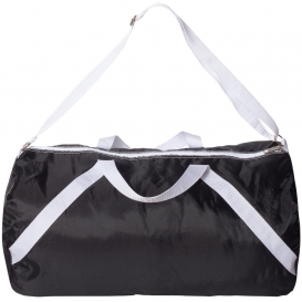 Liberty Bags FT004 18 Inch Nylon Roll Duffel Bag - Black