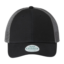 Legacy LPS Lo-Pro Snapback Trucker Cap - Black/Dark Grey