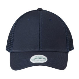 Legacy LPS Lo-Pro Snapback Trucker Cap - Navy/Navy