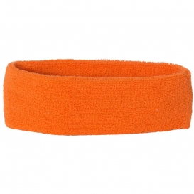 Mega Cap 1251 Terry Cloth Headband - Orange