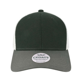 Legacy MPS Mid-Pro Snapback Trucker Cap - Black/Dark Grey/Silver