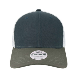 Legacy MPS Mid-Pro Snapback Trucker Cap - Navy/Dark Grey/Silver