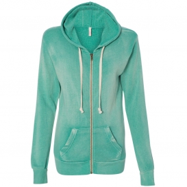 MV Sport W2350 Women\'s Angel Fleece Full-Zip Hooded Sweatshirt