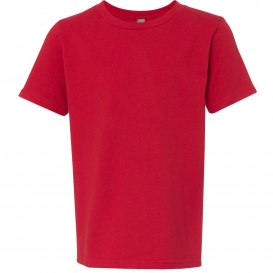 Next Level 3310 Youth Cotton Crew - Red