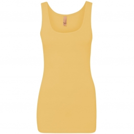 Next Level 3533 Women\'s The Jersey Tank - Banana Cream