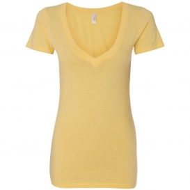 Next Level 3540 Women\'s The Deep V - Banana Cream