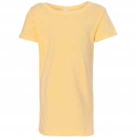 Next Level 3712 Girls\' Princess CVC Tee - Banana Cream