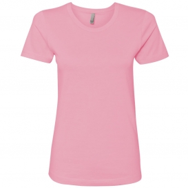 Next Level 3900 Women\'s Cotton Short Sleeve Boyfriend Crew - Light Pink