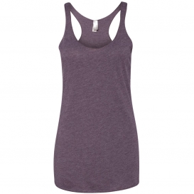 Next Level 6733 Women\'s Triblend Racerback Tank - Vintage Purple