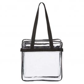 OAD OAD5005 Clear Tote with Zippered Top