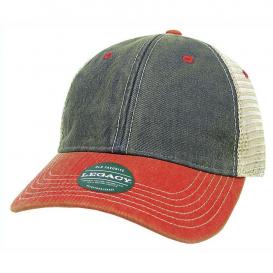 Legacy OFA Old Favorite Trucker Cap - Navy/Scarlet Red/Khaki