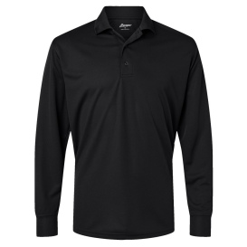 Paragon 110 Prescott Long Sleeve Polo - Black 